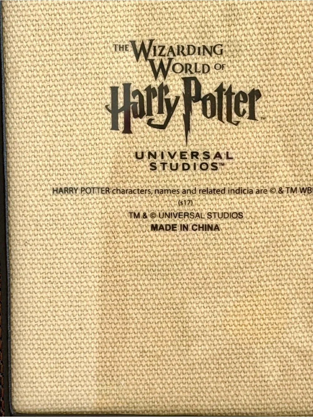 Two Harry Potter Gringotts Cream Canvas Lanyard Universal Studio IDHolder